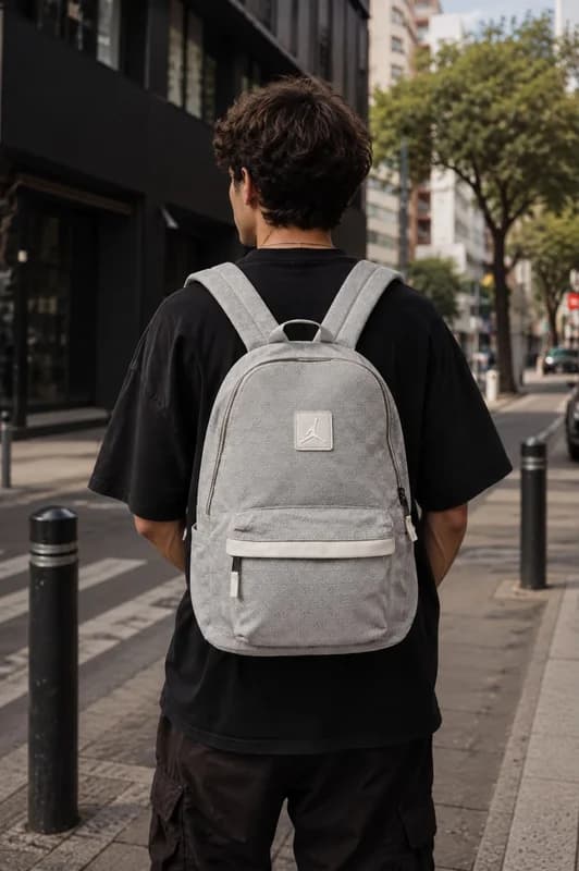 Mochila Jordan Gris