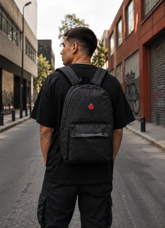 Mochila Jordan Piel Negra